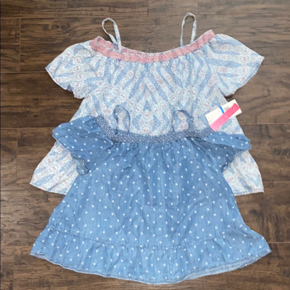 Girls Tinsey off the shoulder blouses